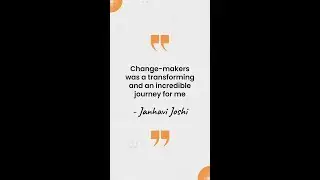 Janhavi Joshi sharing her experience about Change-makers | Mental health training for educators