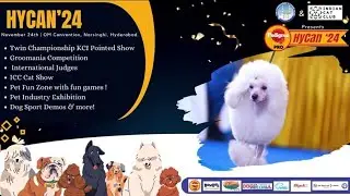 India's Best Hycan FCI Dog Show 2024 Hyderabad | Champion Class Doberman Ring | Dogyzlife