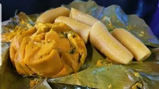 Koki beans and plantains (African Cake) 