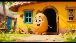 Aloo Kachaloo Beta Kahan Gaye The #hindirhymes #potatosong #cartoon