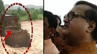 BJP's Prakash Mehta Clicks Selfie Near Collapsed Bridge