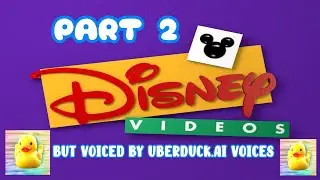 Disney Videos UK Bumpers but voiced by Uberduck.ai voices - Part 2