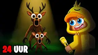 24 UUR OVERLEVEN In 99 NACHTEN IN HET BOS! (Roblox)