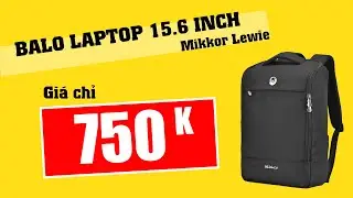 Balo laptop 15.6 inch Mikkor Lewie (Black) #quytinhtuy