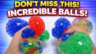 Orbeez Stress Ball Experiment...THIS HAPPENED!!!!!!    @Slimeeecolors 