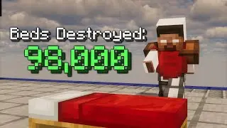 Grind For 100,000 Beds #1 | Hypixel Bedwars