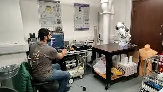Tele-operation of Franka Emika Panda using Geomagic Touch X with haptic feedback