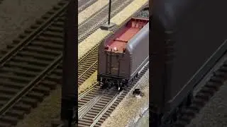 PRR Streamlined K4S #3768 Reverses And Buffers To The Elegant And Beautiful 1938 Broadway Limited
