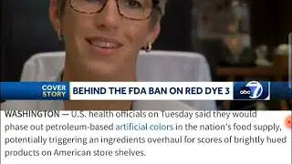 Dr. Ashmon's Health ALERT: According to ABC 7 News, FDA's BAN on Red Dye 3! #alert #reddye3