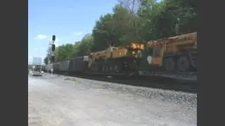 CSX - QUICK CATCH - CRANE FLATCAR LOADS
