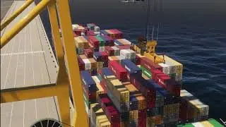 Realistic Crane Cable Movement: STS Simulator from CM Labs