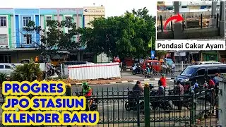 LIHAT PROGRES JPO INSTAGRAMABLE DEKAT STASIUN KLENDER BARU