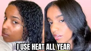 How I keep my hair healthy while using heat&hellip; CONSISTENTLY ‼️