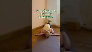 SOS-Tipp vor dem Schlafen. Diese Yoga-&Uuml;bung hilft dir, besser einzuschlafen.