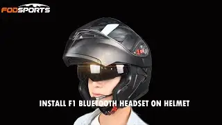 How To Install Fodsports F1 Helmet Bluetooth 5.0 Headset?