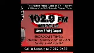Pastor Daniel Walker on Boston Praise Radio & TV.