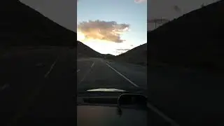 clouds showing some great colors before sunrise on way to vegas for work.