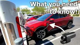 How to Charge a Non-Tesla EV at a Supercharger!
