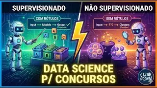Pare de Confundir! Supervisionado vs N&atilde;o Supervisionado em Data Science (Cai na Prova)
