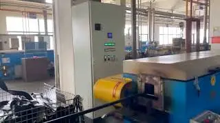 Strip steel strip composite door and window sealing strip production line