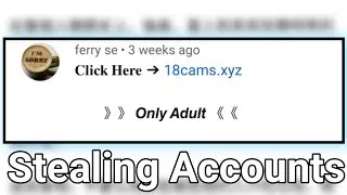 18cams.xyz - Dangerous Spam YouTube Comment Bots Stealing Accounts