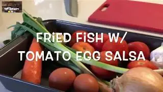 Sarciadong Isda ( Fried Fish w/ Tomato Egg Salsa)