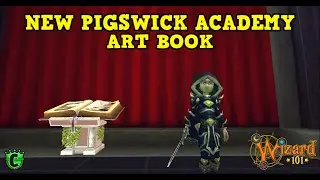 Wizard101 : NEW PIGSWICK ACADEMY ART BOOK