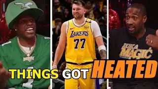 Gilbert Arenas SCREAMS At Rashad McCants Over Luka Doncic 