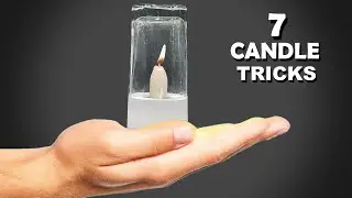 7 Amazing Candle Tricks And Life Hacks  || Science Experiments With Candle (2022)
