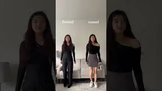 Formal vs Casual Outfits #thisorthat #fallfashion #formaloutfit #casualchic