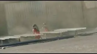 Sandblasting and painting of Angles in the United Arab Emirates.