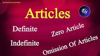 Articles and its types with examples/Articles in Eng. Grammar Mam Abbasi