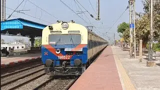 68122 Purulia Howrah Memu Special Via Masagram Skipped Balarambati Railway Station At Full Speed 