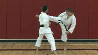 Kihon ippon kumite -  Mawashigeri