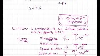 Identify a constant of proportionality (Friday 7 Nov)