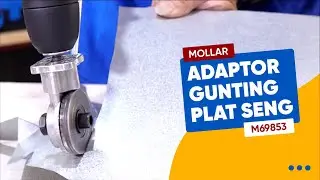 Review & Test MOLLAR M69853 Adaptor Gunting Plat Seng Mesin Bor Potong Plate Cutter