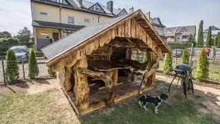 Timberteam Holzpavillon aufbauen