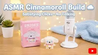 ASMR Building Cinnamoroll Blocks ☁️ Relaxing Sanrio Crafting (No Talking)