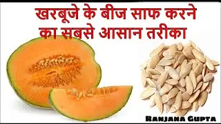 इस आसान तरीके से निकाले मिक्सर मे खरबूजे के बीज की गिरी || Easy method to peel Muskmelon seeds