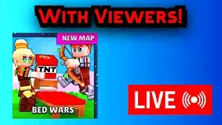 🔴 LIVE Bed Wars with VIEWERS on Minefun.io (ANYONE CAN JOIN!)