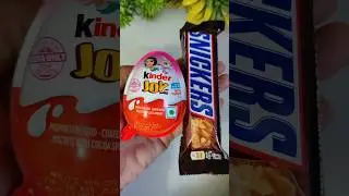 Kinder Joy Chocolate or SNICKERS Chocolate Popsicle #shorts #youtubeshorts