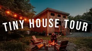 Modern Tiny Cabin Airbnb! | Foret Cabins Tour!