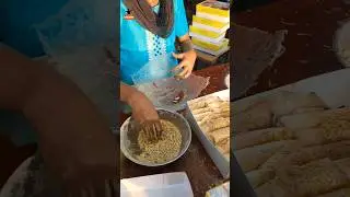 🤯 Paper sweet- Pootharekulu Andhra Famous traditional sweets #traditional #foodie #shorts #sweet