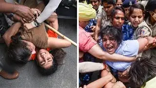 Indian Police Cracked Down On And Detained These Women Wrestlers For Protesting Sexual Harassment
