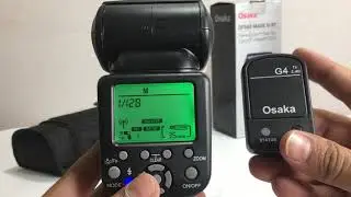 Working of wireless transmission on external flash OSAKA DF960 TTL in HINDI #flash #camera #osaka
