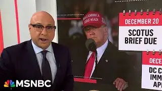 Trump&rsquo;s busy month: Ali Velshi looks at the former President&rsquo;s busy legal calendar