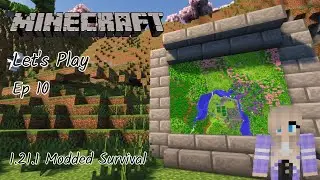 The World Map!!! | Ep 10 | Minecraft Let's Play | Modded Survival