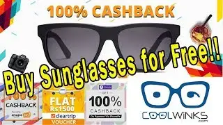 Coolwinks spectacles at 100% cashback offer with amazon pay, paytm, phonepe etc.