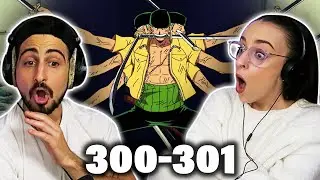 9 SWORD STYLE?! *ONE PIECE* Episodes 300-301 REACTION!