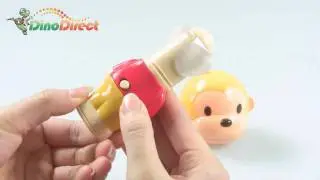 Cute Big Mouth Monkey Battery Operated Pocket Cooler Personal Mini Fan - dinodirect